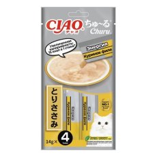 Inaba Ciao Churu / Лакомство-пюре Инаба для кошек Энергия Куриное филе