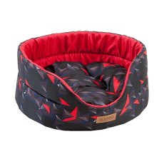 Katsu Yohanka shine / Лежак Катсу для животных Геометрия Красный