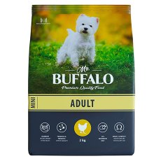 Mr.Buffalo Adult Mini / Сухой корм Мистер Бафало для собак Мелких пород Курица