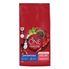 PURINA ONE ADULT / Сухой корм Пурина УАН для взрослых собак средних и крупных пород с говядиной
