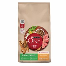 PURINA ONE MINI / Сухой корм Пурина УАН для взрослых собак мелких пород при активном образе жизни с курицей