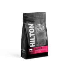 Hilton / Сухой корм Хилтон для Стерилизованных кошек и Кастрированных котов с Говядиной