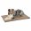 MidWest Quiet Time Taupe Micro Terry Pet Bed(Crate) / Лежанка Мидвест Плюшевая Бежевая
