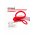 Playology Tough Tug Knot / Игрушка Плэйолоджи для собак жевательный канат с ароматом говядины Красный