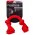 Playology Dri-tech Rope / Игрушка Плэйолоджи для собак жевательный канат с ароматом говядины Красный