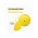 Playology Squeaky Chew Ball / Игрушка Плэйолоджи для собак хрустящий жевательный мяч с пищалкой и с ароматом курицы Желтый