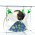 Bambini Pets / Двухуровневый подвесной гамак Бамбини Петс из фетра для Грызунов и Хорьков