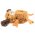 Aromadog Rescue / Игрушка Аромадог для собак Собачка кругляш с пищалкой Рыжий