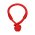 Playology Tough Tug Knot / Игрушка Плэйолоджи для собак жевательный канат с ароматом говядины Красный