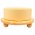 Mr.Kranch Bamboo / Миска Мистер Кранч Керамическая желтая на бамбуковой подставке