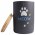 Mr.Kranch Meow / Бокс керамический для хранения корма для кошек Черный Mr.Kranch Meow / Бокс керамический для хранения корма для кошек Черный