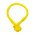 Playology Tough Tug Knot / Игрушка Плэйолоджи для собак жевательный канат с ароматом курицы Желтый