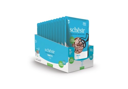 Schesir Tuna / Влажный корм Паучи Шезир для кошек Тунец (цена за упаковку)