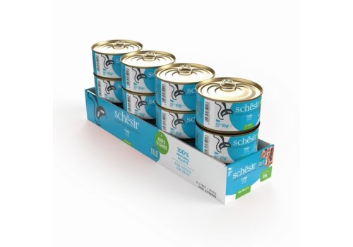 Schesir / Влажный корм Консервы Шезир для кошек Тунец (цена за упаковку)