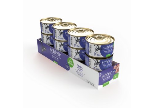 Schesir / Влажный корм Консервы Шезир для кошек Тунец говядина (цена за упаковку)