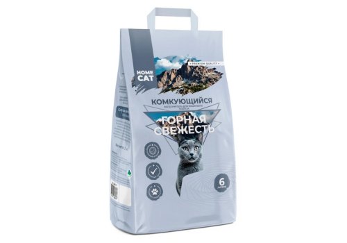 Homecat / Комкующийся наполнитель Хоумкэт для кошачьего туалета