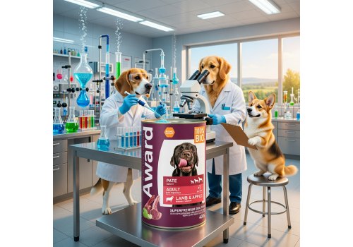 Award Adult / Влажный корм Авард для взрослых собак Паштет из ягненка с яблоком (цена за упаковку)