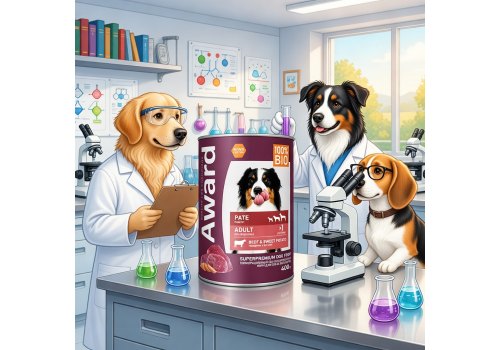 Award Adult / Влажный корм Авард для взрослых собак Паштет из говядины с бататом (цена за упаковку)