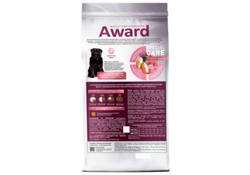 Award Special Care Weight Control / Сухой корм Авард для взрослых собак всех пород для Контроля веса с Индейкой