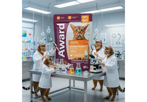 Award Urinary / Влажный корм Паучи Авард для взрослых кошек для Профилактики МКБ Кусочки в соусе с Курицей (цена за упаковку)