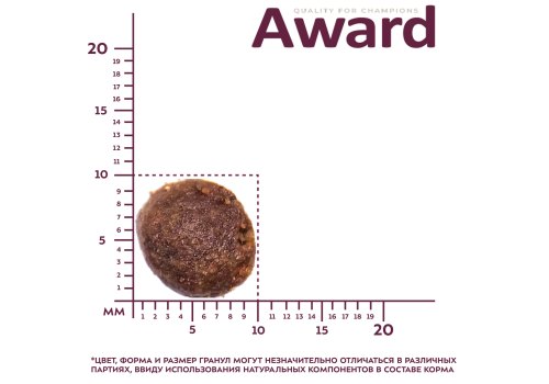 Award Puppy Medium / Сухой корм Авард для Щенков от 1 месяца, беременных и кормящих собак Средних пород Индейка курица морковь черная смородина