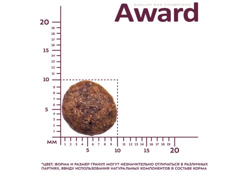 Award Small Adult / Сухой корм Авард для взрослых собак Мелких и Миниатюрных пород Ягненок индейка брокколи брусника