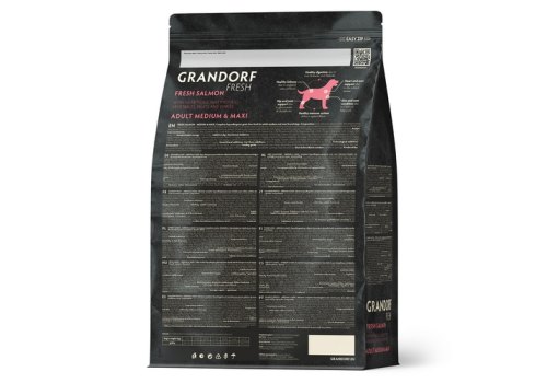 Grandorf Fresh Adult Med & Maxi Salmon & Sweet Potato / Сухой Беззерновой корм Грандорф для взрослых собак Средних и Крупных пород Лосось батат