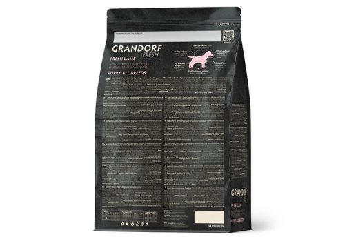 Grandorf Fresh Puppy All Breeds Lamb & Sweet Potato / Сухой Беззерновой корм Грандорф для Щенков всех пород Ягненок батат