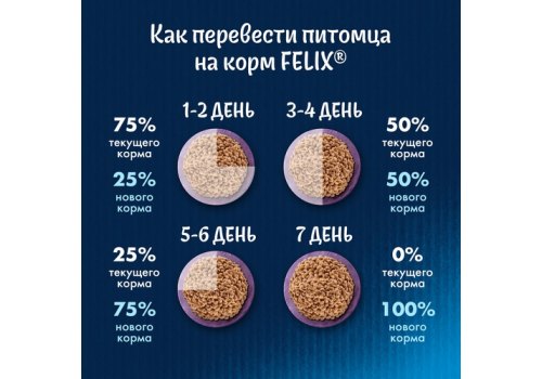 FELIX ДВОЙНАЯ ВКУСНЯТИНА / Сухой корм Пурина Феликс для котят с курицей