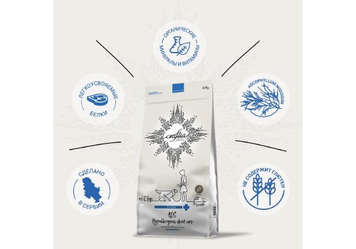 Craftia Galena Dog Hypoallergenic Derm Care / Ветеринарный сухой корм Крафтия для собак при Пищевой аллергии и Заболеваниях Кожи