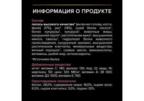 PRO PLAN OPTI DERMA / Сухой корм ПРО ПЛАН для взрослых собак крупных пород с атлетическим телосложением чувствительной кожей с лососем