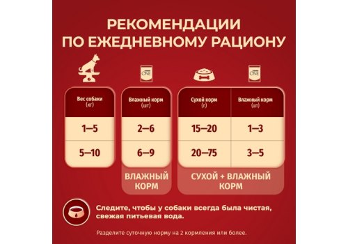 PURINA ONE ADULT / Влажный корм Паучи Пурина УАН для взрослых собак мелких пород с курицей (цена за упаковку)