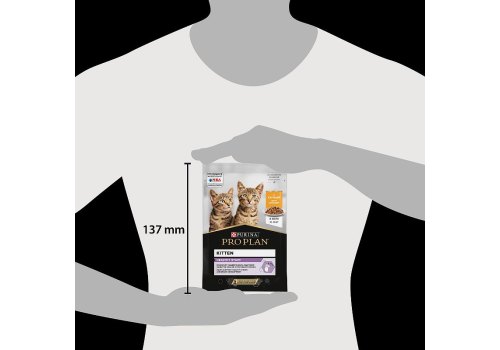 PRO PLAN KITTEN / Влажный корм Паучи ПРО ПЛАН для котят с курицей в желе (цена за упаковку)