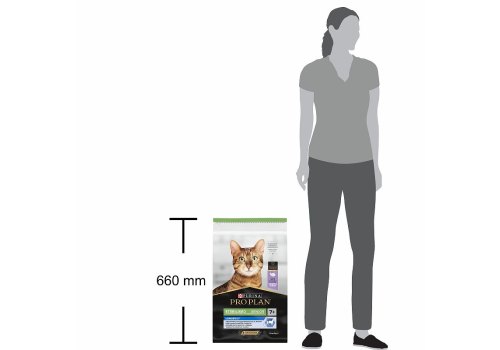 PRO PLAN STERILISED / Сухой корм ПРО ПЛАН для пожилых стерилизованных кошек с индейкой