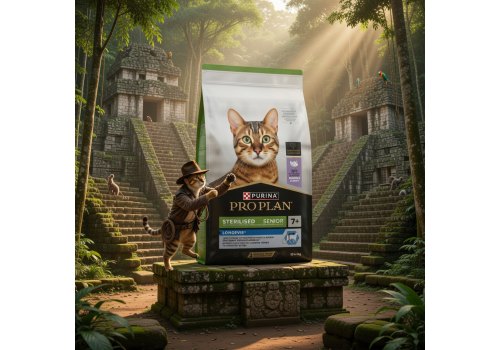 PRO PLAN STERILISED / Сухой корм ПРО ПЛАН для пожилых стерилизованных кошек с индейкой