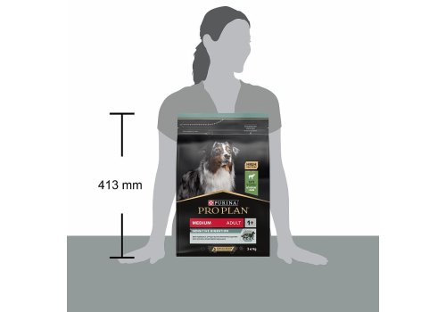 PRO PLAN OPTI DIGEST / Сухой корм ПРО ПЛАН для взрослых собак средних пород при чувствительном пищеварении с ягненком