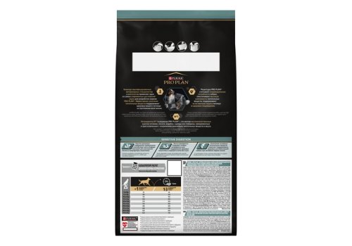 PRO PLAN OPTI DIGEST / Сухой корм ПРО ПЛАН для взрослых собак средних пород при чувствительном пищеварении с ягненком