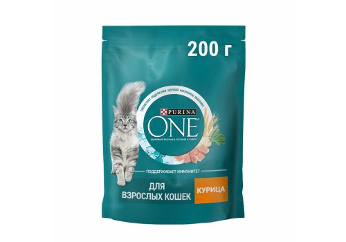 PURINA ONE ADULT / Сухой корм Пурина УАН для взрослых кошек с курицей
