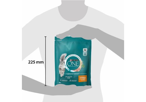 PURINA ONE ADULT / Сухой корм Пурина УАН для взрослых кошек с курицей