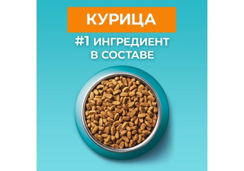 PURINA ONE ADULT / Сухой корм Пурина УАН для взрослых кошек с курицей