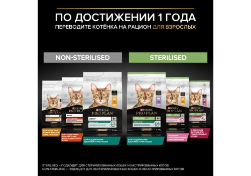 PRO PLAN HEALTHY START KITTEN / Сухой корм ПРО ПЛАН для Котят, беременных и кормящих кошек Поддержание иммунитета и здорового развития с Курицей