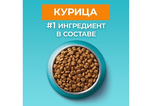 PURINA ONE STERILISED / Сухой корм Пурина УАН для взрослых стерилизованных кошек с курицей