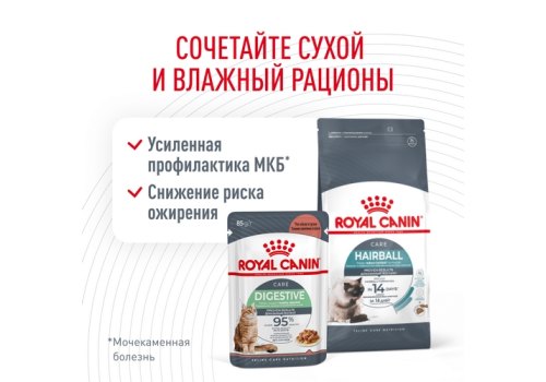 Royal Canin Hairball Care / Сухой корм Роял Канин Хэйрбол Кэа для кошек Вывод волосяных комочков