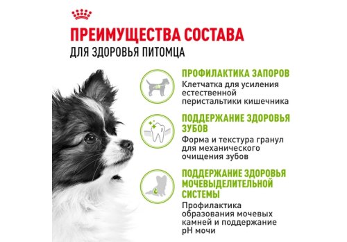 Royal Canin X-Small Adult / Сухой корм Роял Канин Икс-Смолл Эдалт для Взрослых собак мелких пород