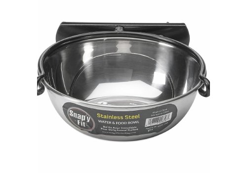 MidWest Snapy Fit Stainless Steel / Миска Мидвест для клеток и вольеров Нержавеющая сталь