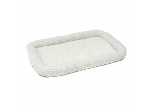 MidWest Quiet Time Pet Bed / Лежанка Мидвест Флисовая Белая
