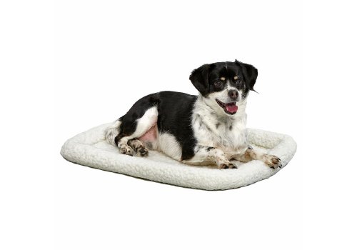 MidWest Quiet Time Pet Bed / Лежанка Мидвест Флисовая Белая