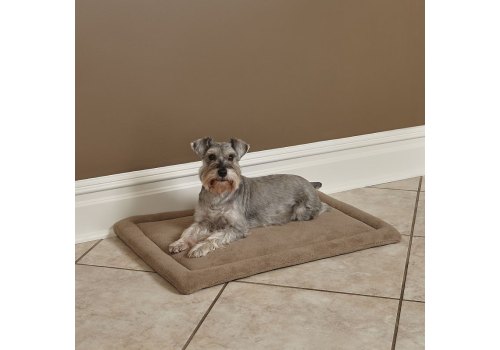 MidWest Quiet Time Taupe Micro Terry Pet Bed(Crate) / Лежанка Мидвест Плюшевая Бежевая