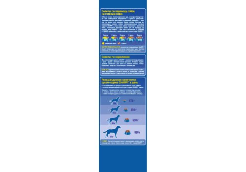 Chappi / Сухой корм Чаппи для собак Сытный мясной обед Говядина