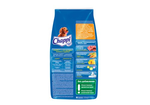 Chappi / Сухой корм Чаппи для собак Сытный мясной обед Мясное изобилие